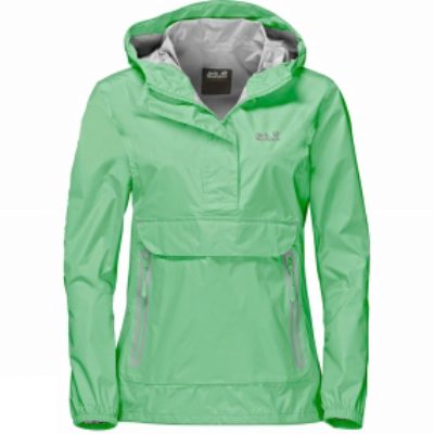 Jack Wolfskin Womens Cloudburst Smock Spring Green Jack Wolfskin Womens Cloudburst Smock Spring Green